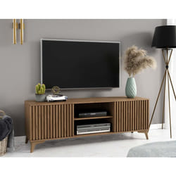 Portmore - meuble tv - bois - 150 cm