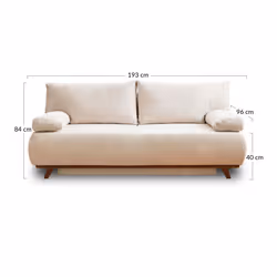 Best Mobilier 1550GF canapé Gris - Vue supplémentaire 8