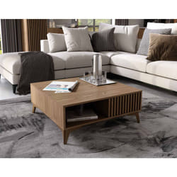 Portmore - table basse - bois - 80 cm