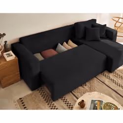 Best Mobilier 1503N canapé Noir - Vue supplémentaire 3