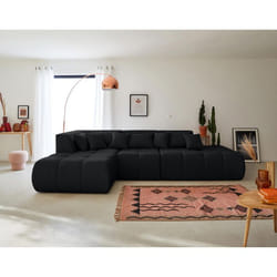 Caracas - canapé modulable d'angle gauche - 5 places - en tissu