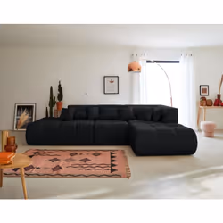 Caracas - canapé modulable d'angle droit - 5 places - en tissu