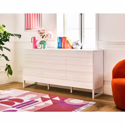 Sofia - buffet bas - blanc mat - 110 cm