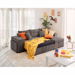 Best Mobilier 1605G canapé Gris - Vue supplémentaire 2