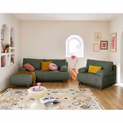 Best Mobilier 1613V canapé Vert - Vue supplémentaire 6
