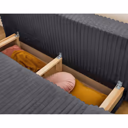 Best Mobilier 1613GANT canapé Gris - Vue supplémentaire 3