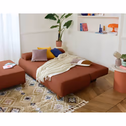 Best Mobilier 1634TER canapé Orange - Vue supplémentaire 2