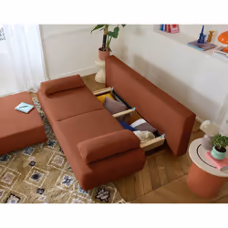 Best Mobilier 1634TER canapé Orange - Vue supplémentaire 3