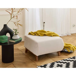 Cristal - pouf modulable - 65 cm - en velours côtelé