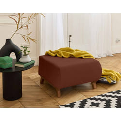 Cristal - pouf modulable - 65 cm - en velours côtelé