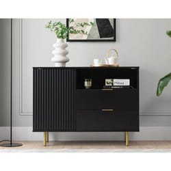 Monica - buffet - noir - 107 cm