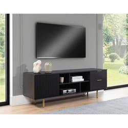 Monica - meuble TV - noir - 150 cm