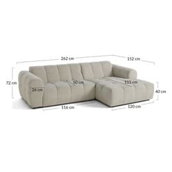 Best Mobilier 1673B canapé Bleu