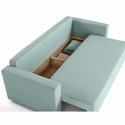 Best Mobilier 1679BCI canapé Bleu - Vue supplémentaire 4