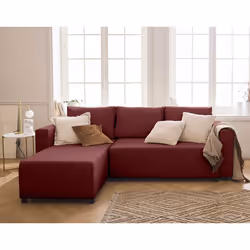 Regala - canapé d'angle réversible - 4 places - convertible avec coffre - en tissu