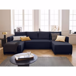 Description générale Le canapé Regala est un canapé panoramique en U idéal pour accueillir famille et amis. Avec son design c ...