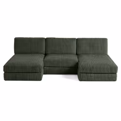 Best Mobilier 1684V canapé Vert - Vue supplémentaire 7
