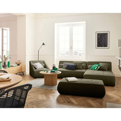 Onyx - canapé modulable d'angle réversible 4 places - en velours côtelé