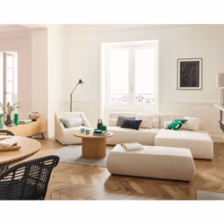 Description générale Le canapé modulable Onyx se distingue par son design tendance et ses larges dimensions. Composé de deux  ...
