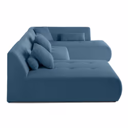 Best Mobilier 1714B canapé Bleu - Vue supplémentaire 4