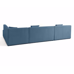 Best Mobilier 1714B canapé Bleu - Vue supplémentaire 5