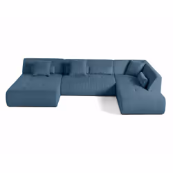 Best Mobilier 1714B canapé Bleu - Vue supplémentaire 8