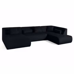 Best Mobilier 1714N canapé Noir - Vue supplémentaire 3