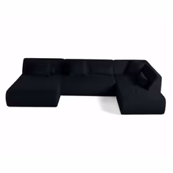 Best Mobilier 1714N canapé Noir - Vue supplémentaire 8