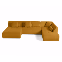Best Mobilier 1714J canapé Jaune - Vue supplémentaire 8