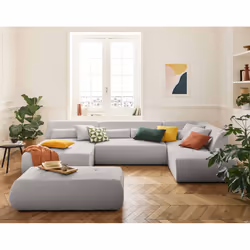 Best Mobilier 1714GC canapé Gris - Vue supplémentaire 2