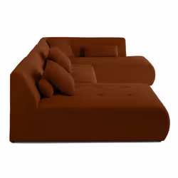 Best Mobilier 1714TER canapé Orange - Vue supplémentaire 4