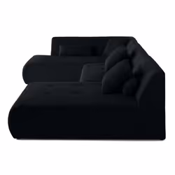 Best Mobilier 1715N canapé Noir - Vue supplémentaire 4