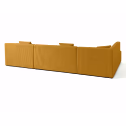 Best Mobilier 1715J canapé Jaune - Vue supplémentaire 5