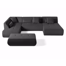 Best Mobilier 1715GF canapé Gris - Vue supplémentaire 8