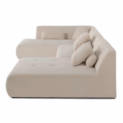 Best Mobilier 1715BEI canapé Beige - Vue supplémentaire 4