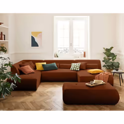 Best Mobilier 1715TER canapé Orange - Vue supplémentaire 2