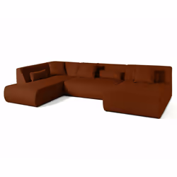 Best Mobilier 1715TER canapé Orange - Vue supplémentaire 3