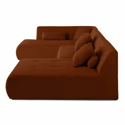 Best Mobilier 1715TER canapé Orange - Vue supplémentaire 4