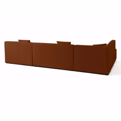 Best Mobilier 1715TER canapé Orange - Vue supplémentaire 5