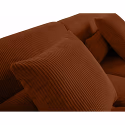 Best Mobilier 1715TER canapé Orange - Vue supplémentaire 6