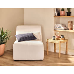 Onyx - fauteuil sans accoudoirs - en velours côtelé