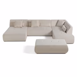 Best Mobilier 1724BEI canapé Beige - Vue supplémentaire 8