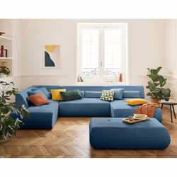 Best Mobilier 1725B canapé Bleu - Vue supplémentaire 2