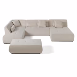 Best Mobilier 1725BEI canapé Beige - Vue supplémentaire 8
