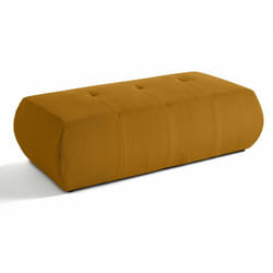 Onyx - pouf d'appoint - en velours côtelé