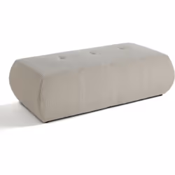 Onyx - pouf d'appoint - en velours côtelé