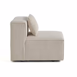 Best Mobilier 1733BEI canapé Beige - Vue supplémentaire 3