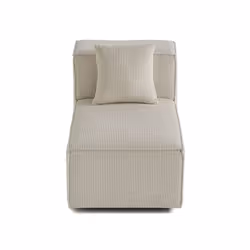 Best Mobilier 1733BEI canapé Beige - Vue supplémentaire 6