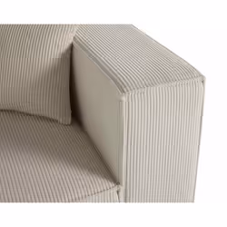 Best Mobilier 1734BEI canapé Beige - Vue supplémentaire 5