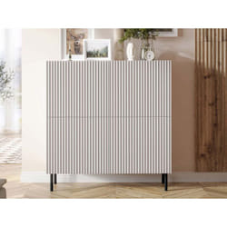 Timote - buffet 2 portes - écru - 106 cm